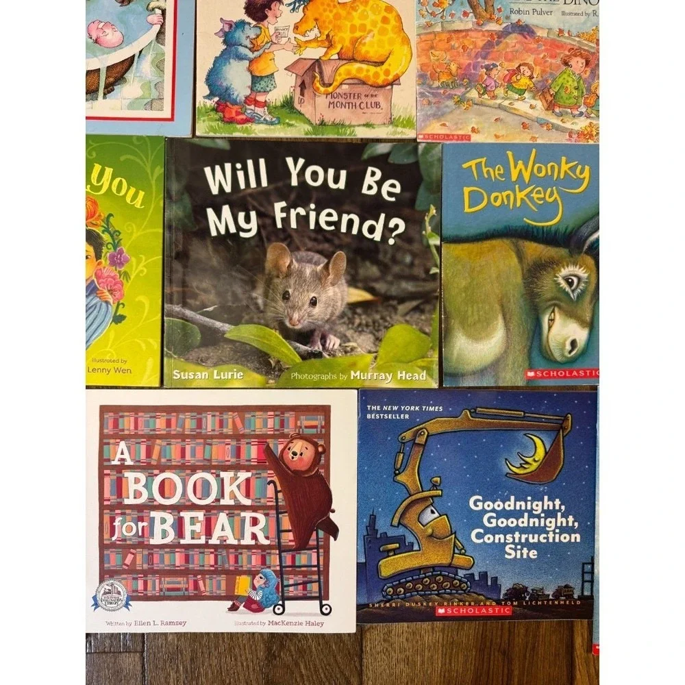 Childrens Picture Story Books Lot Read Alouds Classroom Home‎ School Modern